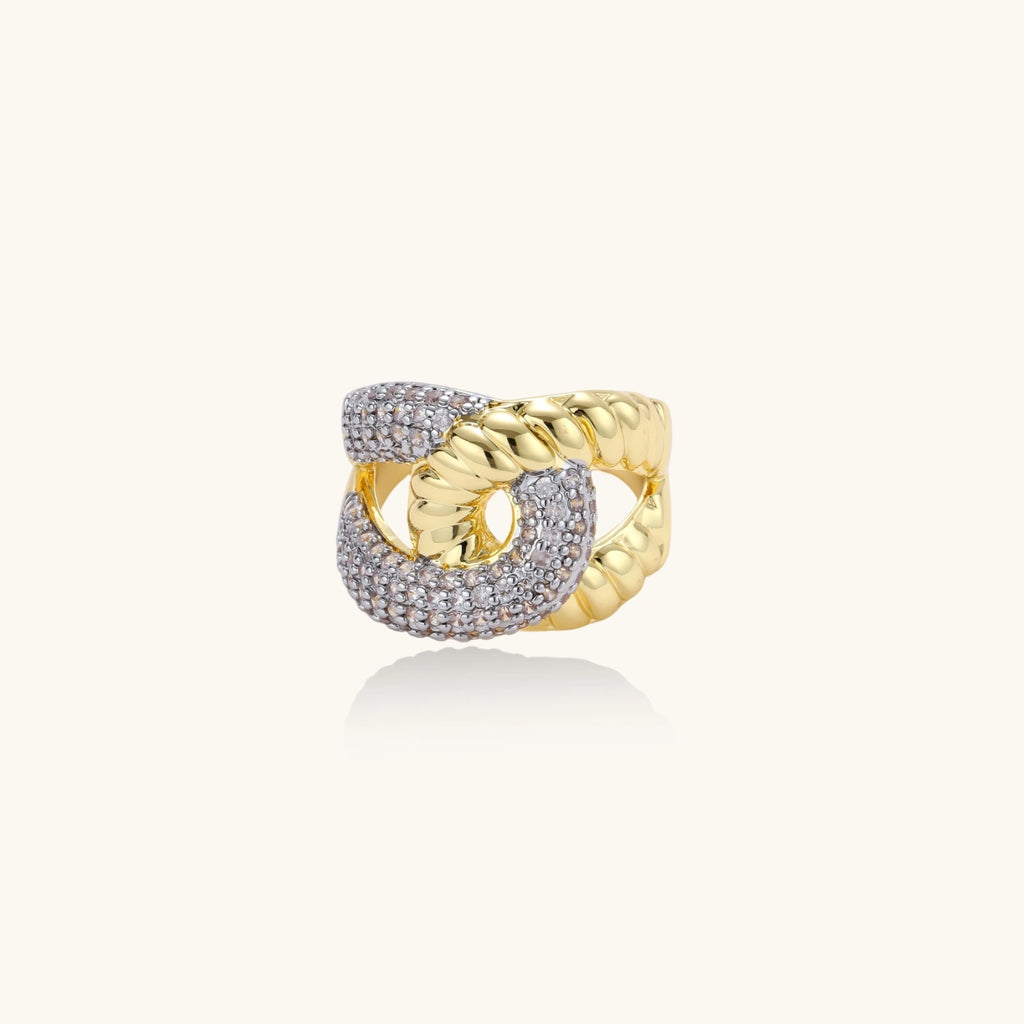 Chain Link Statement Ring