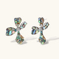 Celestial Shell Cross Studs