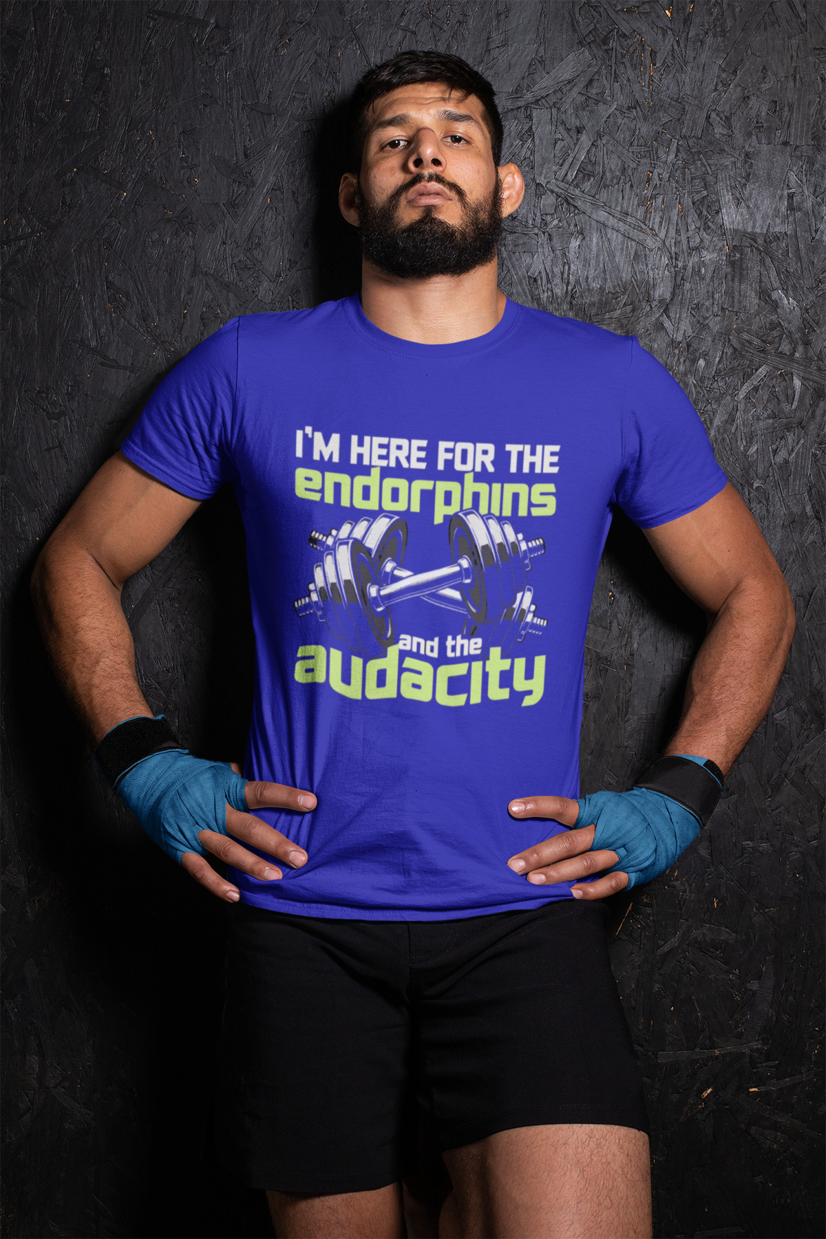 Endorphins and Audacity Premium DTF T-Shirt