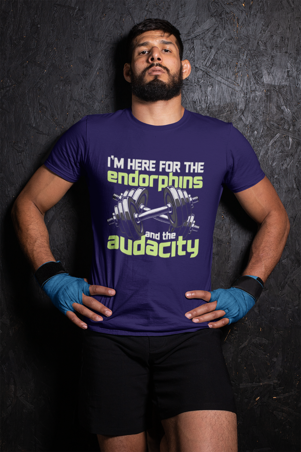 Endorphins and Audacity Premium DTF T-Shirt