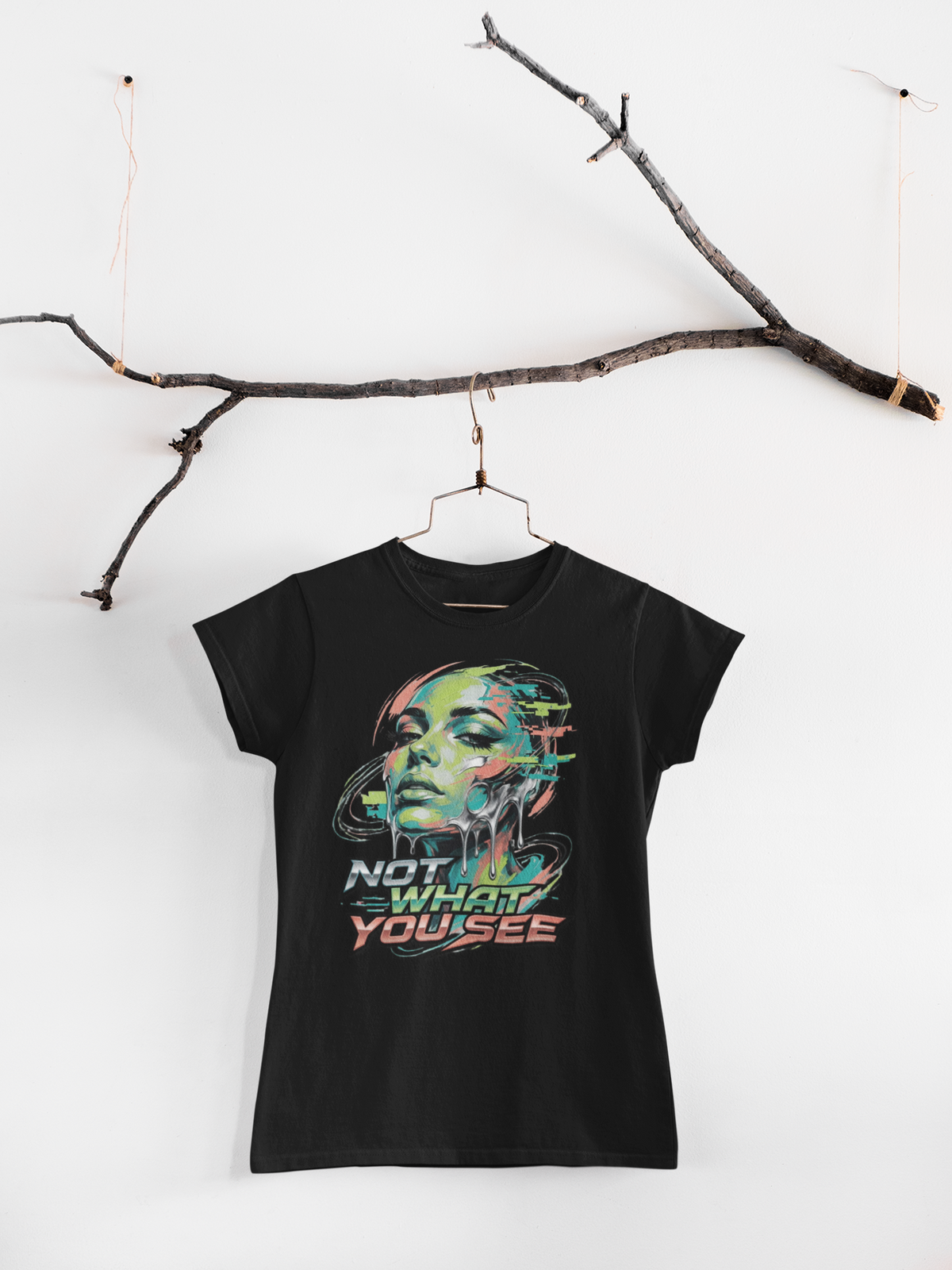 Not What You See Premium DTF T-Shirt