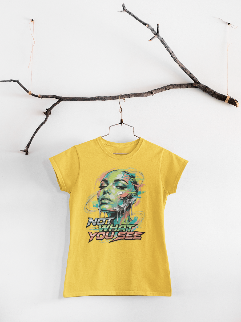 Not What You See Premium DTF T-Shirt
