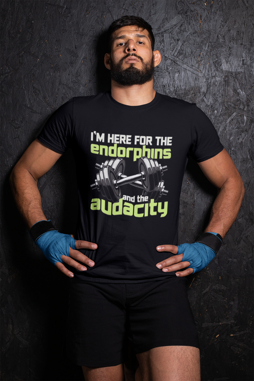 Endorphins and Audacity Premium DTF T-Shirt