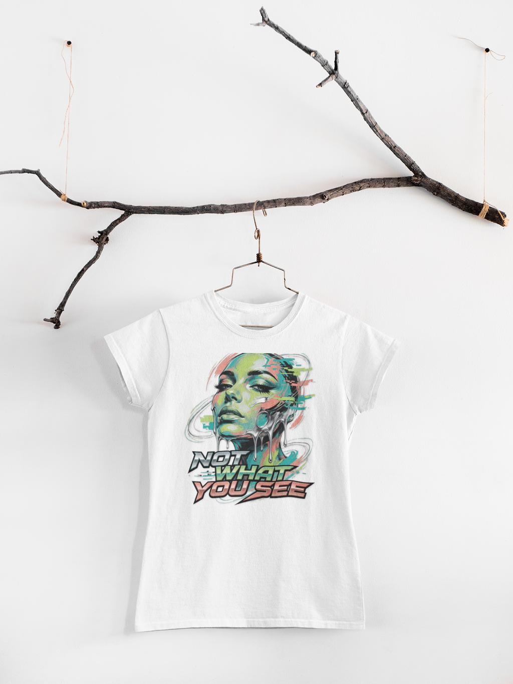 Not What You See Premium DTF T-Shirt