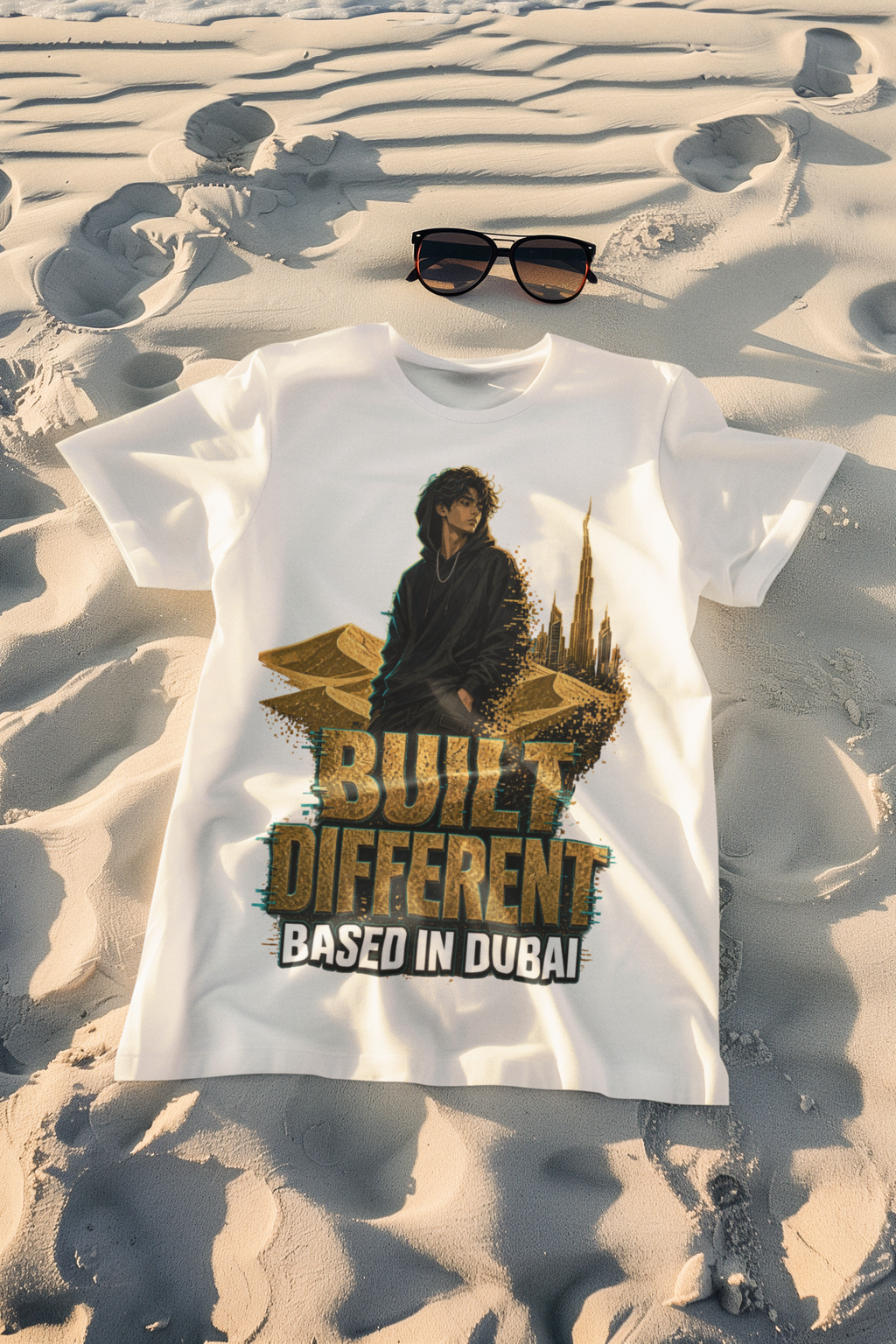 Built Different – Based in Dubai Graphic Tee