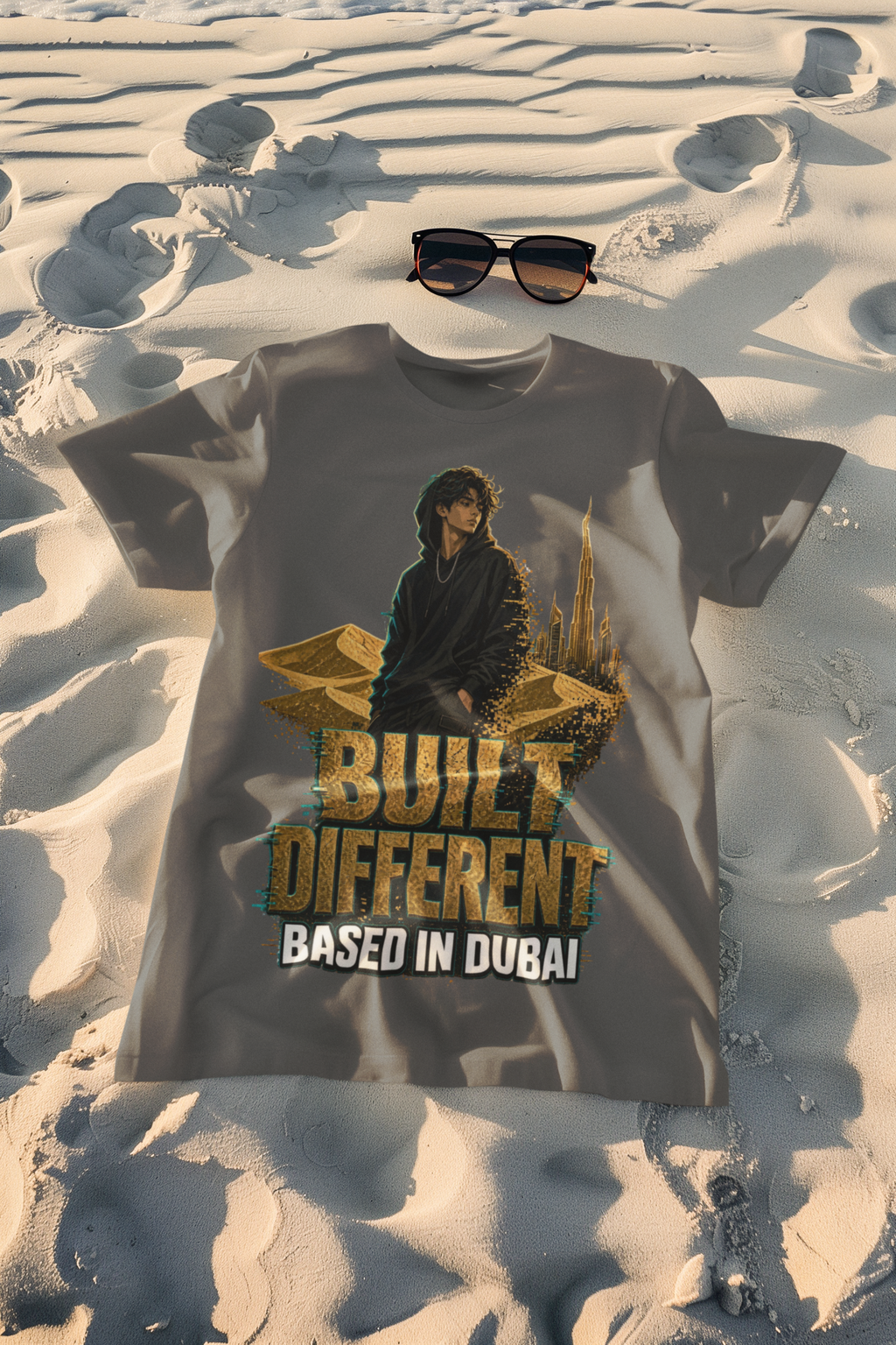 Built Different – Based in Dubai Graphic Tee