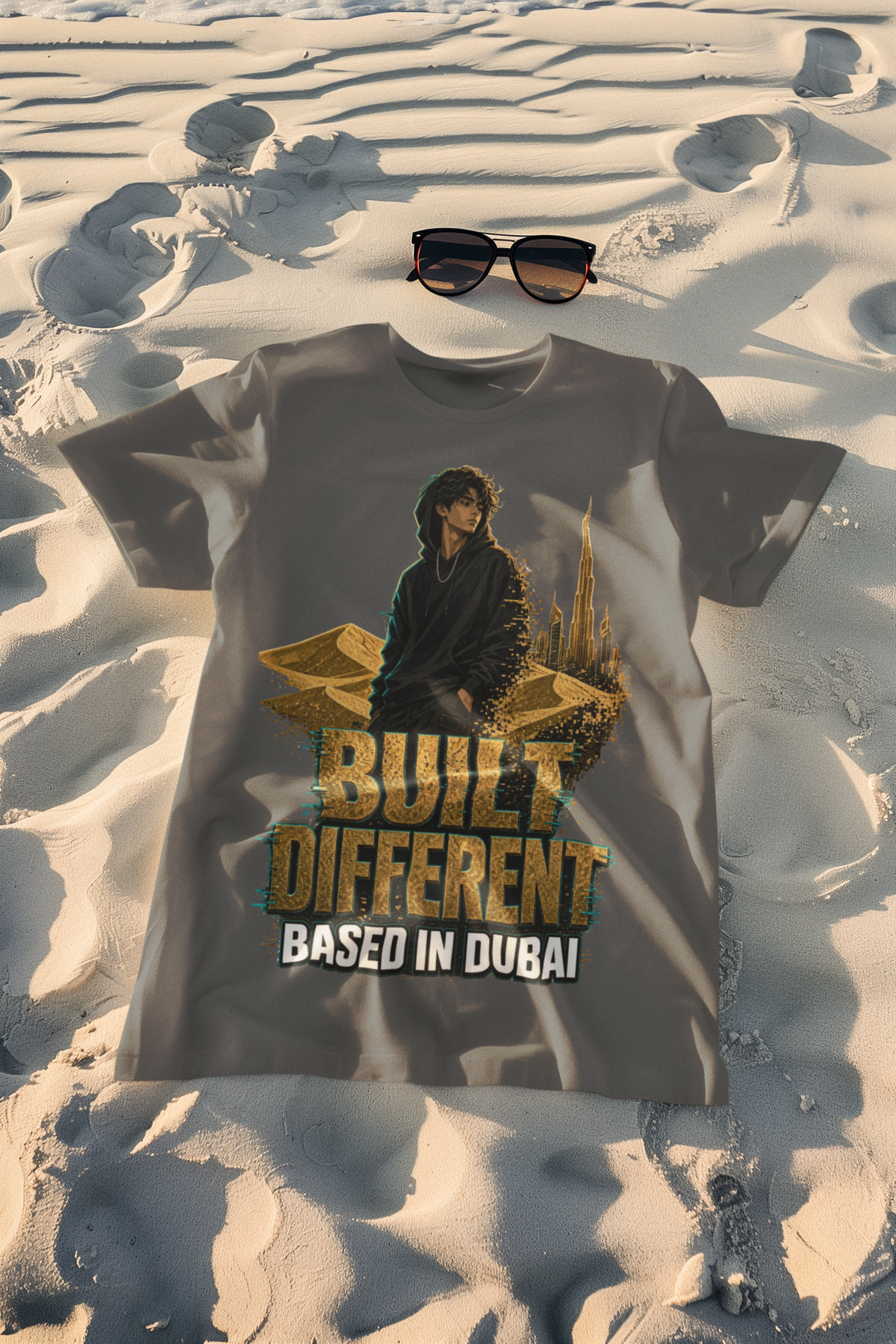 Built Different – Based in Dubai Graphic Tee