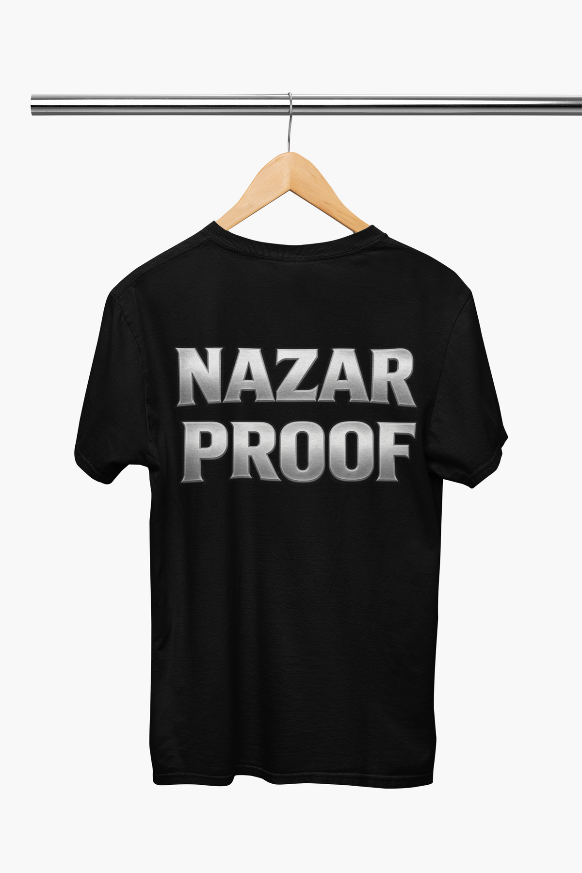 Nazar Proof T-Shirt – Black (back)