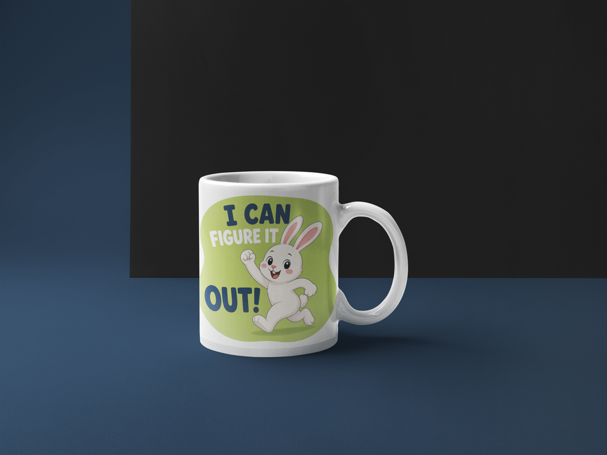 Mini Problem Solver Mug - product shot on minimal background
