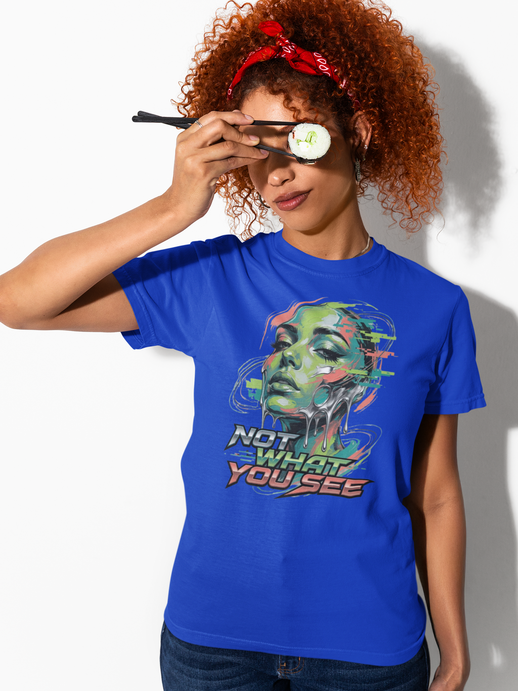 Not What You See Premium DTF T-Shirt