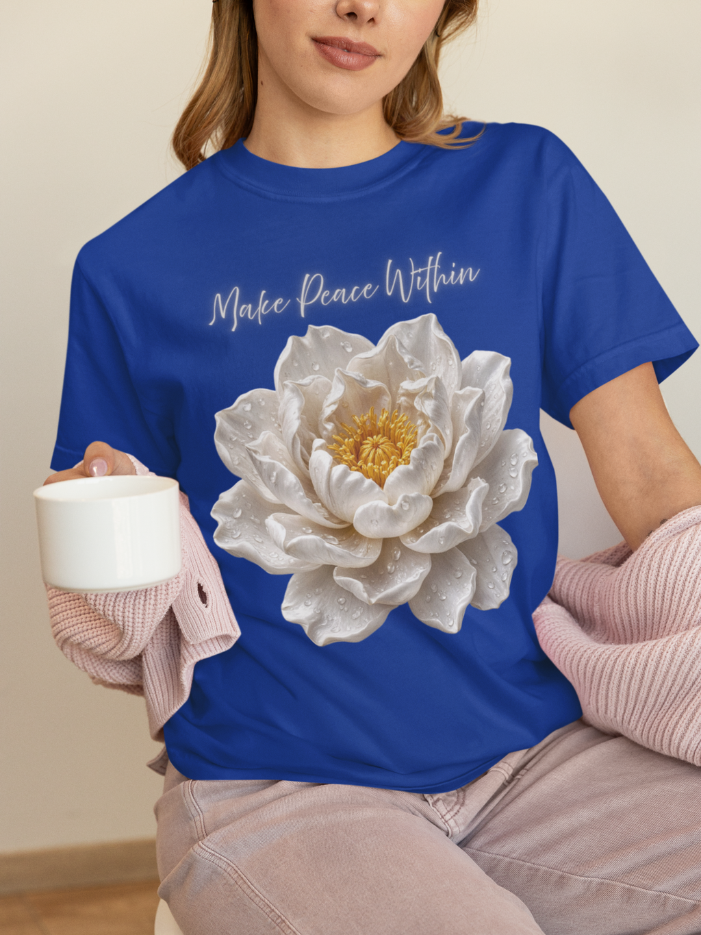 Make Peace Within tee - Black