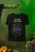 This Witch Runs on Chaos Halloween T-Shirt - monster hanger mockup