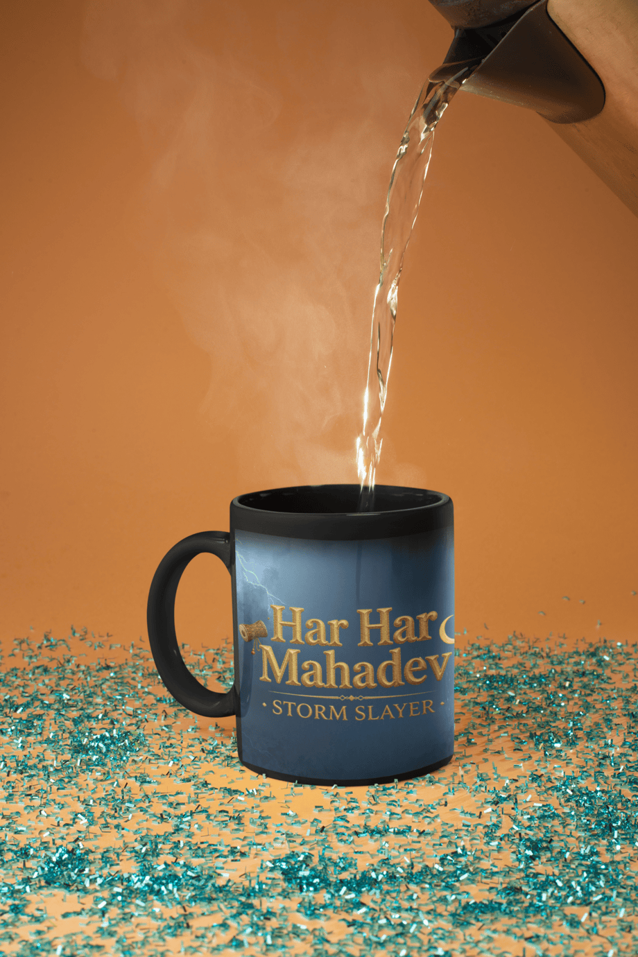 Storm Slayer Magic Mug - Har Har Mahadev color changing ceramic mug