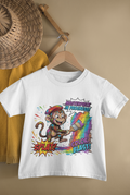 Mini Masterpiece T-Shirt White - hanging on rack