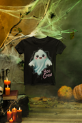 Boo Crew Kids Halloween T-Shirt - Halloween setting mockup