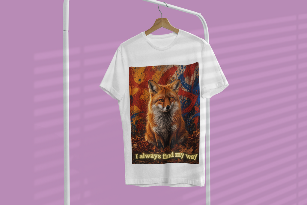I Always Find My Way - White tee on hanger
