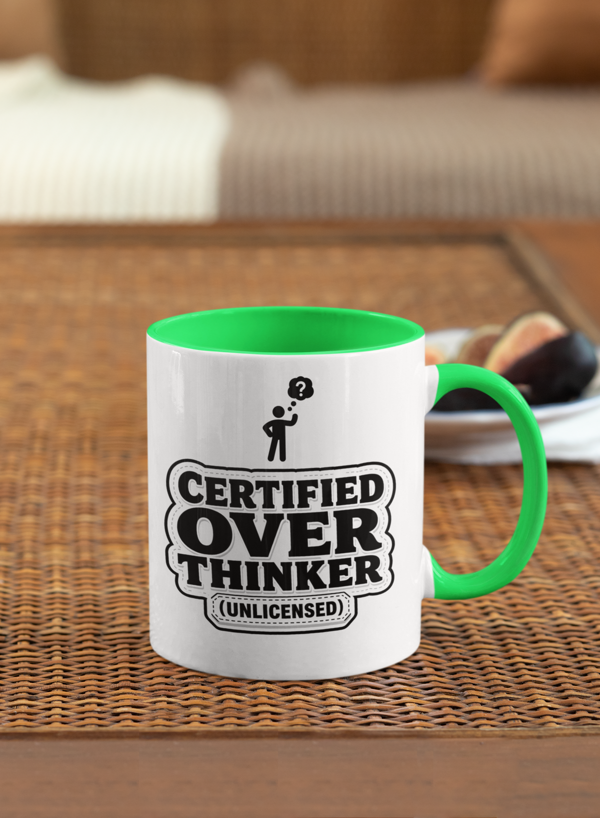 Certified Over Thinker Mug - Dark Blue