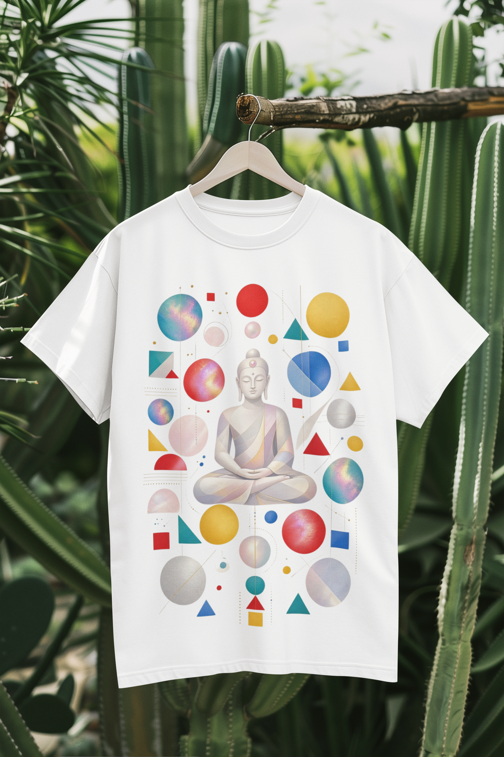 Geometric Serenity – Unisex Graphic Tee