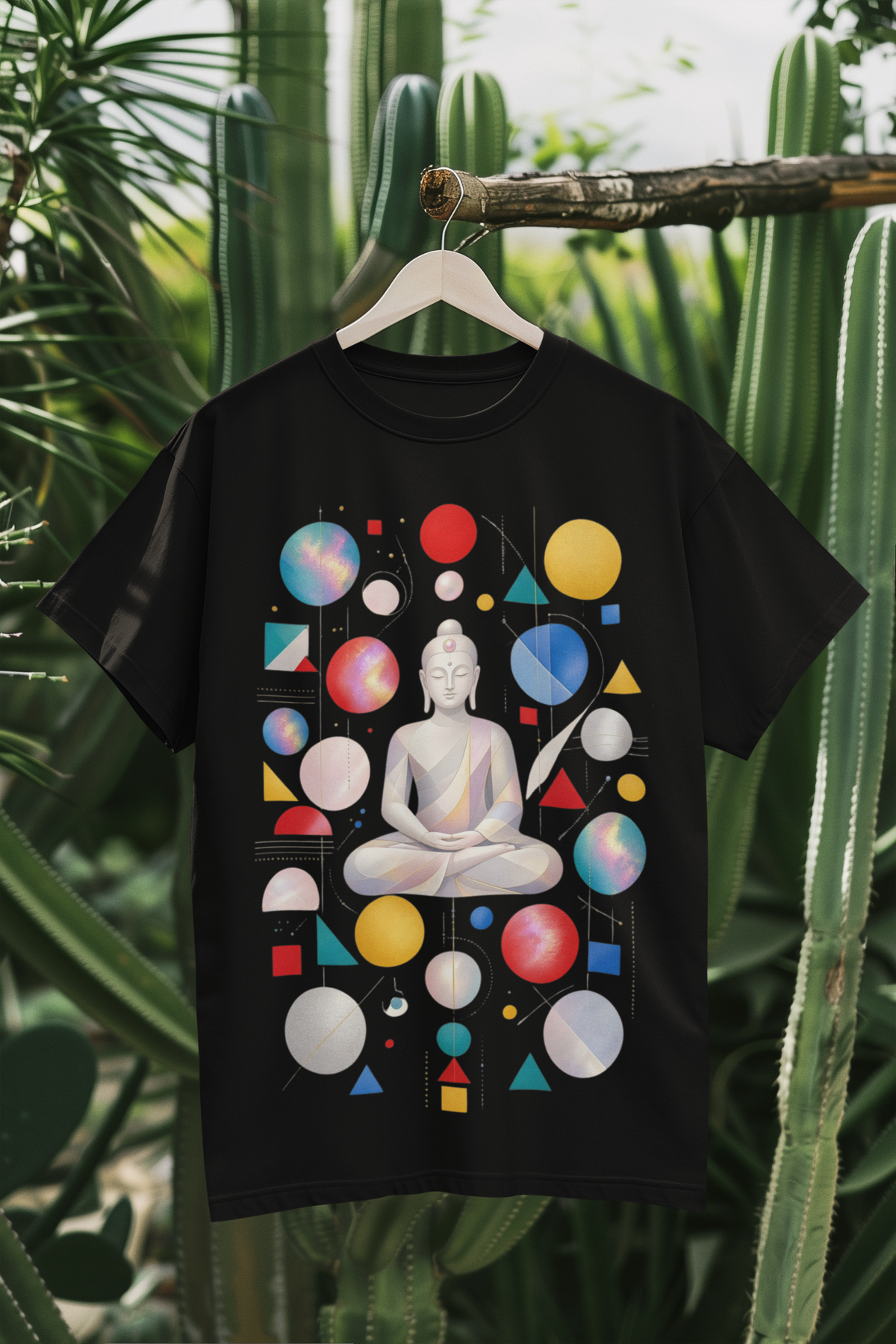 Geometric Serenity – Unisex Graphic Tee