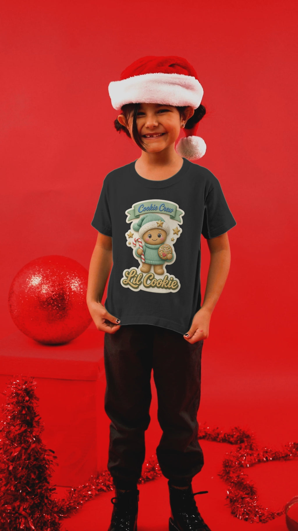 Lil Cookie Kids Christmas T-Shirt