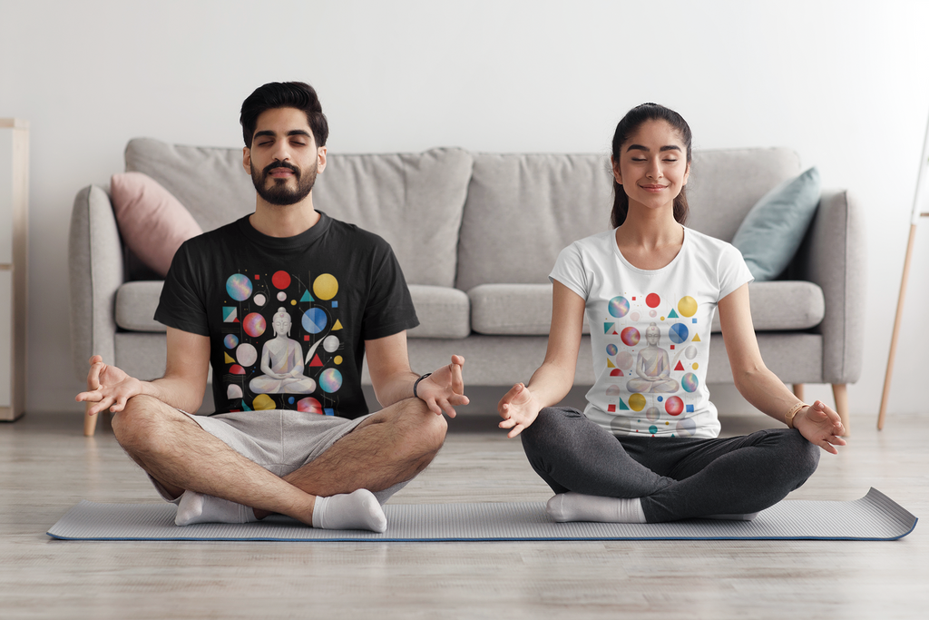 Geometric Serenity – Unisex Graphic Tee