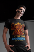 I Fix The Thing Underneath - Man with skeleton makeup in Black tee
