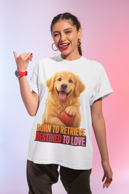 Born to Retrieve Destined to Love Women's T-Shirt - White