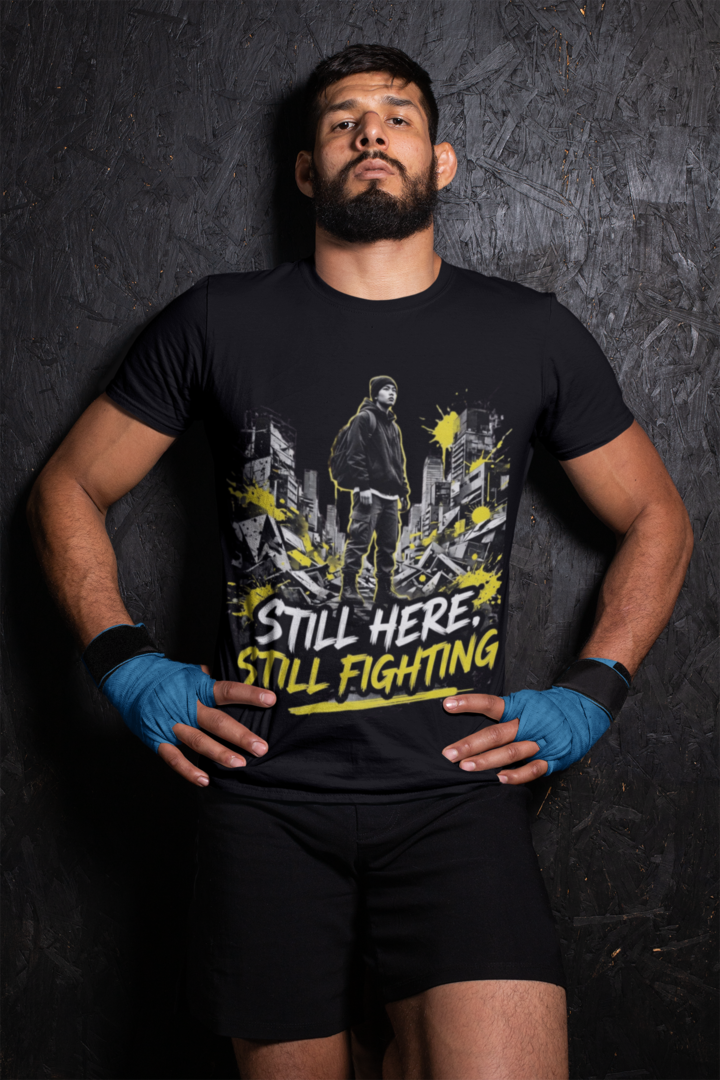 Still Here Still Fighting T-Shirt – Royal Blue