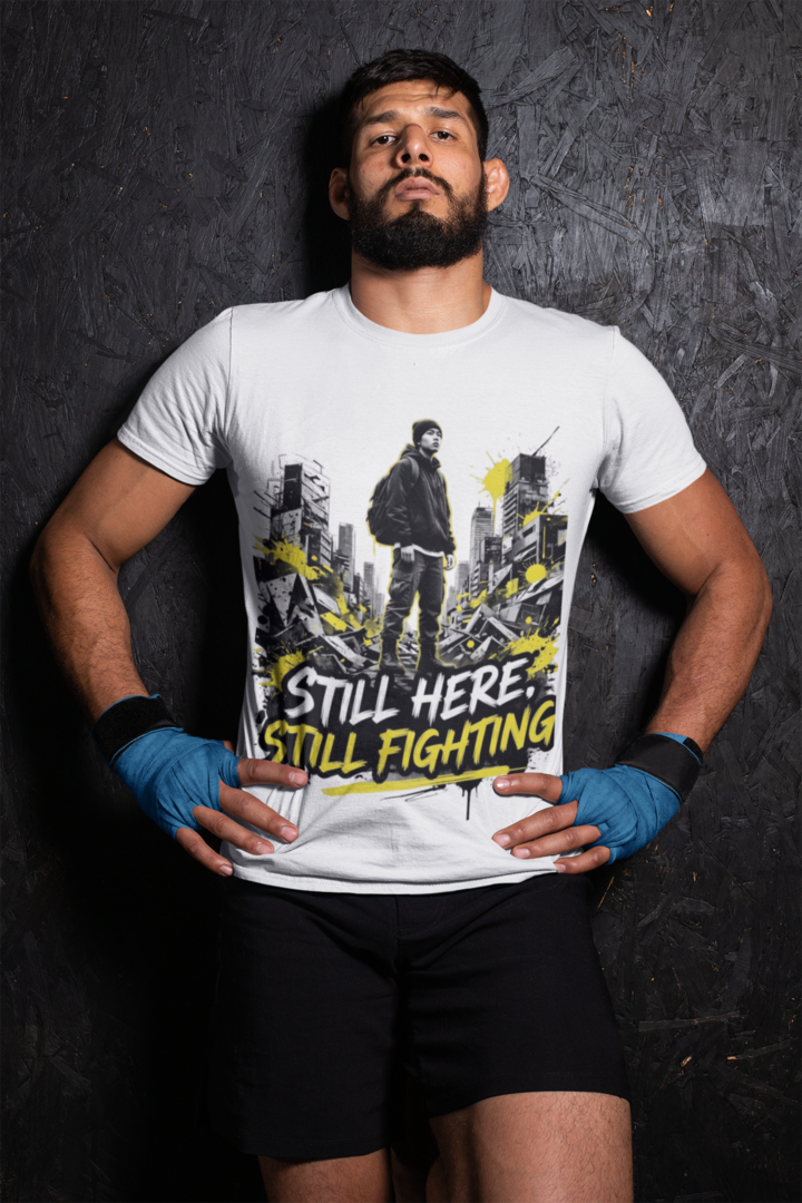 Still Here Still Fighting T-Shirt – White